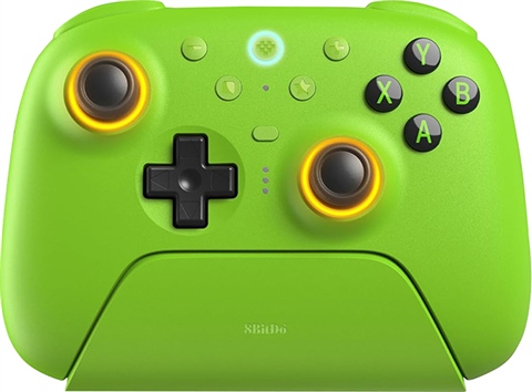 8BitDo Ultimate 2 Wireless Controller w/ Dock+Adapter - Green, A